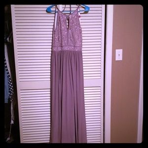 Bronze formal dress